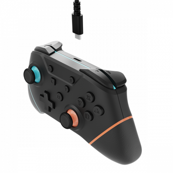 ARMOR3 NUCHAMP Nintendo Switch 2/OLED/Switch Vezeték nélküli kontroller, Kék-Narancs