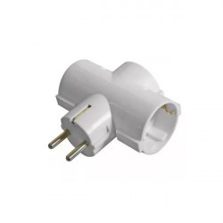 BLACKBIRD Hálózati Dugalj elosztó 250V, Max:3680W 3x16A/250V SQ-GZB3-01/03C gyerekvédelem, Fehér