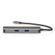 Nedis CCBW64210AT02 USB-C (USB C) dugó - 3x USB, HDMI, RJ45, 5 Gbps