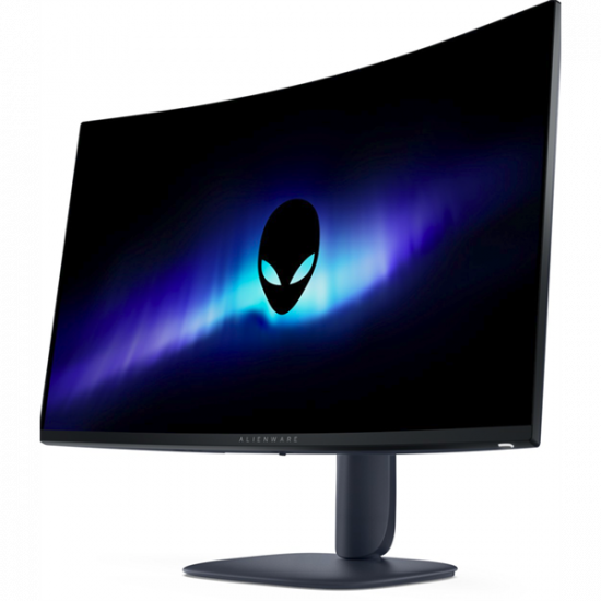 DELL Alienware 32 Ívelt Monitor 31,5" AW3225DM, WQHD 2560 x 1440, VA, 16:9, 3000:1, 400cd, 4ms, DP, HDMI, USB, fekete