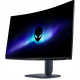 DELL Alienware 32 Ívelt Monitor 31,5" AW3225DM, WQHD 2560 x 1440, VA, 16:9, 3000:1, 400cd, 4ms, DP, HDMI, USB, fekete