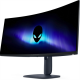 DELL Alienware Ívelt Monitor 34" AW3425DWM WQHD 3440x1440, 180Hz, VA, 21:9, 3000:1, 400cd, 4ms, DP, HDMI, fekete