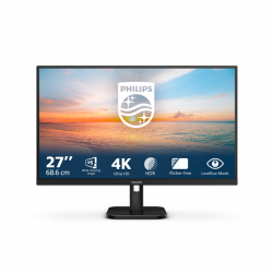 PHILIPS IPS monitor 27" 27E1N1800A/00, 3840 x 2160, 16:9, 350 cd/m2, 4ms, HDMIx2/DisplayPort, hangszóró
