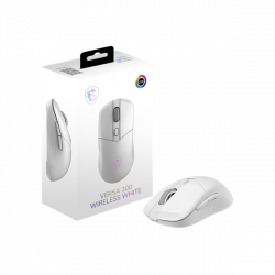 MSI ACCY VERSA 300 W WHITE Wireless Gaming Mouse, White