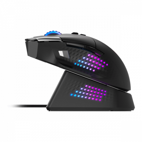 MSI ACCY VERSA PRO W + MOUSE DOCK PRO Wireless Gaming Mouse, Black
