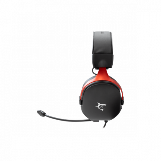 White Shark FOX-B, GH-2445B, gamer fejhallgató, mikrofonnal, fekete