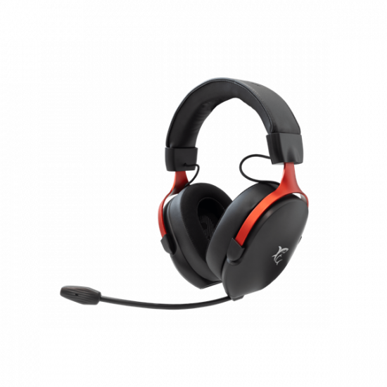 White Shark FOX-B, GH-2445B, gamer fejhallgató, mikrofonnal, fekete