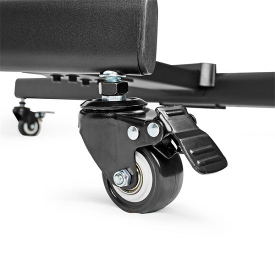 Nedis TVSM5100BK kerekes gurulós LCD TV/Monitor állvány (tartó konzol), 32"-55", szabadon álló, 35kg