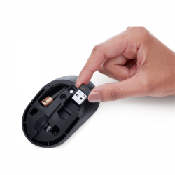 DELL Pro Compact Vezeték nélküli egér silent MS355, fekete