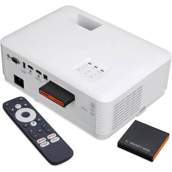 ACER Vero DLP Projektor HL6510ATV, FHD (1920x1080), 16:9, 5000Lm, 50000/1, HDMI, fehér