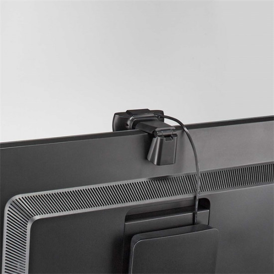 Nedis WCAM100BK (webcam) webkamera 1920x1080 full Hd, 30fps, sztereo mikrofon, lencsevédő