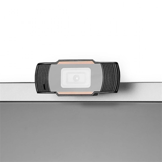 Nedis WCAM100BK (webcam) webkamera 1920x1080 full Hd, 30fps, sztereo mikrofon, lencsevédő