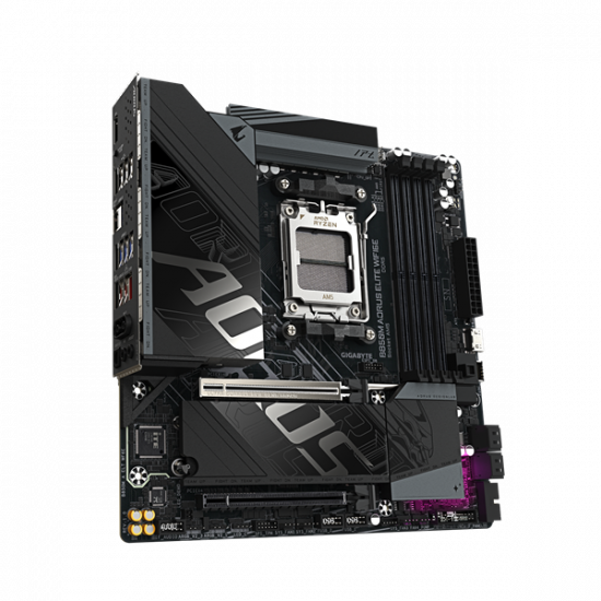 GIGABYTE Alaplap AM5 B850M AORUS ELITE WIFI6E AMD B850, mATX