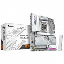 GIGABYTE Alaplap AM5 X870E AORUS ELITE WIFI7 ICE AMD X870, ATX