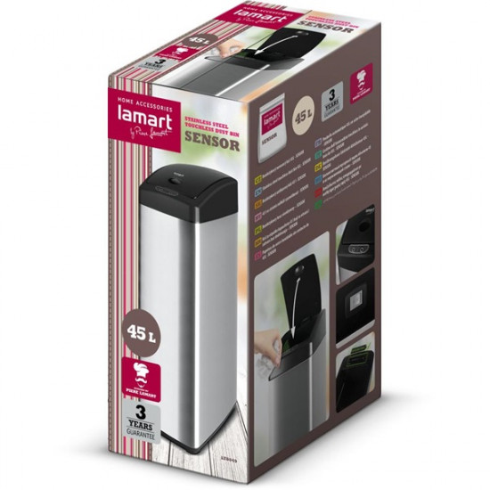 LAMART LT8049 Szenzoros szemetes 45L