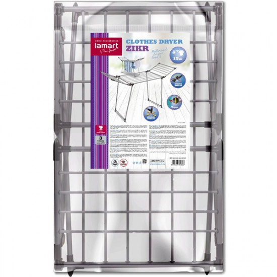 LAMART LT8104 Ruhaszárító 15m FLOVI