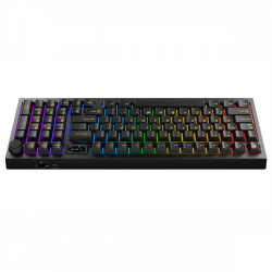 AVAX Vezetékes/Vezeték Nélküli Billentyűzet GM03 PRO USB, Fekete, Mechanikus, Brown Switch, HUN