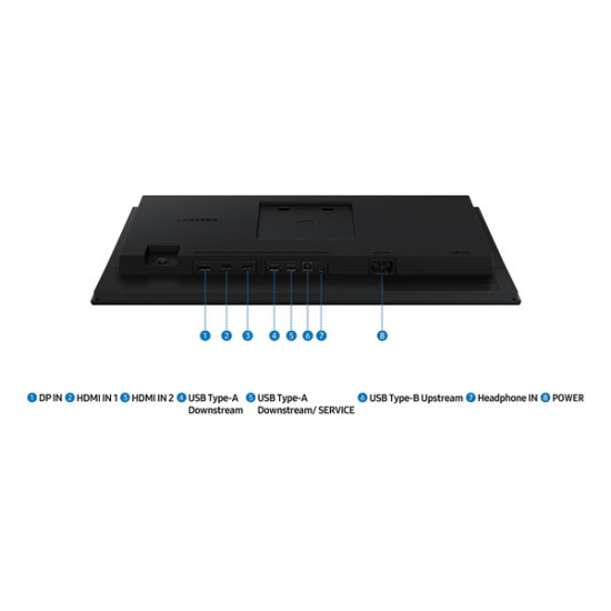 SAMSUNG IPS 100Hz monitor 22" S40GD, 1920x1080, 16:9, 250cd/m2, 5ms, DisplayPort/2xHDMI/2xUSB, Pivot