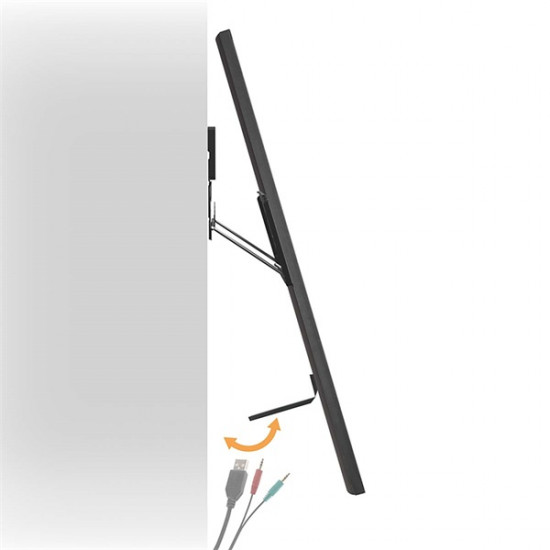 Nedis TVWM5090BK LCD TV / monitor fali tartó konzol, 43-100" Max. teherbírás: 75 kg, faltáv:9,5mm