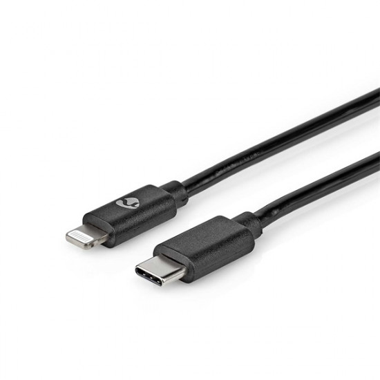 Nedis CCGL39650BK10 USB 2.0 | Apple Lightning 8-Pin kábel MFI engedélyes Apple chipkészlettel