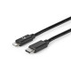 Nedis CCGL39650BK10 USB 2.0 | Apple Lightning 8-Pin kábel MFI engedélyes Apple chipkészlettel