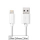 Nedis CCGL39300WT20 USB 2.0, Apple Lightning 8-Pin kábel MFI engedélyes Apple chipkészlettel, 2m