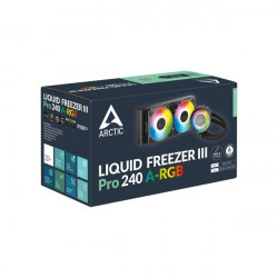 ARCTIC COOLING CPU hűtő Liquid Freezer III Pro 240 A-RGB (vízhűtés), Univerzális, Fekete