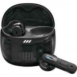 JBL TUNE FLEX 2 GHOST EDITION Bluetooth fülhallgató, tölthető 2 óra, IP45, adaptív zajcsökkentés,  térhatás, fekete