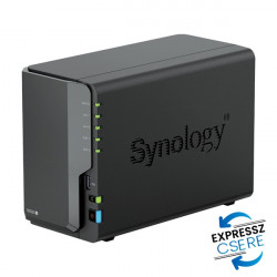 SYNOLOGY NAS 2 fiókos DS225+ 2x8TB Intel Celeron J4125 4x2GHz, 2GB DDR4, 1x2,5GbE, 1x1GbE, 2xUSB3.2Gen1