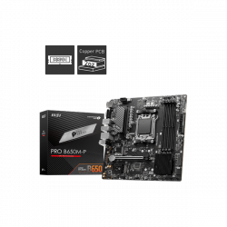 MSI Alaplap AM5 PRO B650M-P AMD B650, mATX