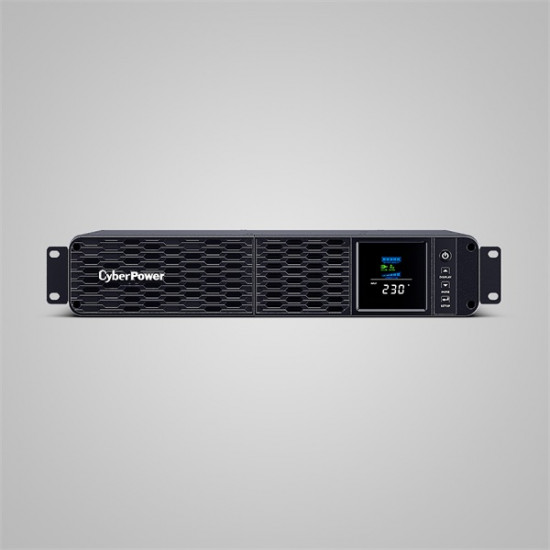 CYBERPOWER UPS 8xIEC C13 ,1xUSB 1600VA 1000W Aktív PFC, színuszus szünetmentes,LINE-INTERAKTÍV, AVR, színes LCD, rack
