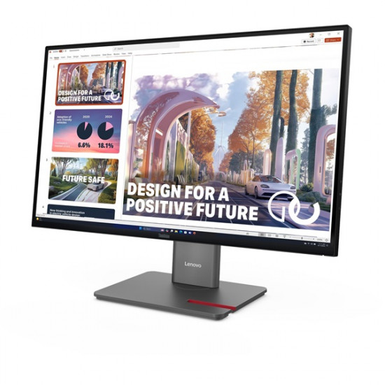LENOVO Monitor - ThinkVision P27qd-40; 27.0" QHD 2560x1440 IPS 120Hz, 16:9, 1500:1, 350cd/m2, 4ms,HDMI,DP,USB ABC, RJ45