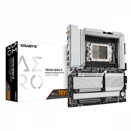 GIGABYTE Alaplap sTR5 TRX50 AERO D AMD TRX50, E-ATX
