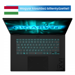 GIGABYTE GAMING A16 3VH 16" WUXGA (165Hz), AMD Ryzen 7 260 (8C/5.1Ghz), 16GB, 1TB SSD, RTX 5060, Magyar billentyű
