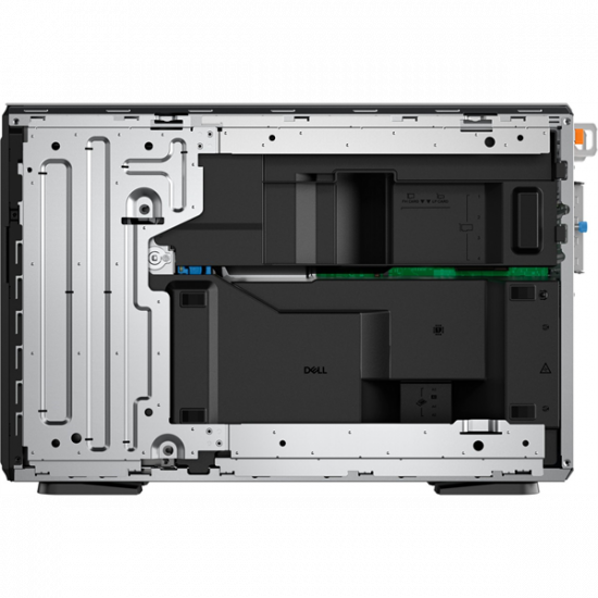 DELL ISG - PowerEdge T360 torony szerver (8x3.5"), 4C 6315P 2.8GHz, 1x16GB, 1x480GB RI SSD; H355, iD9 En., 2x700W.