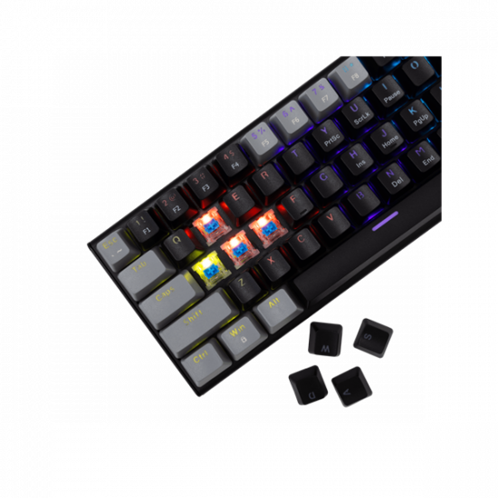 WHITE SHARK GK-002123V2-B-G/BL-HU WAKIZASHI-2-B-G/BL-HU mech.bill.fekete/szürk magyar,64 kék