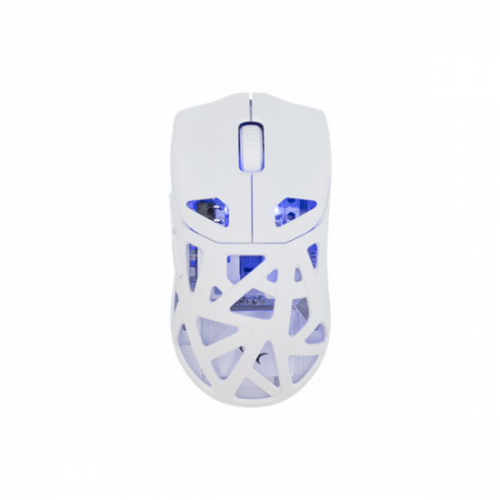 WHITE SHARK WGM-5019W DAGONET-W / 12.000 dpi fehér vez.nélk. gam. egér Pixart3311