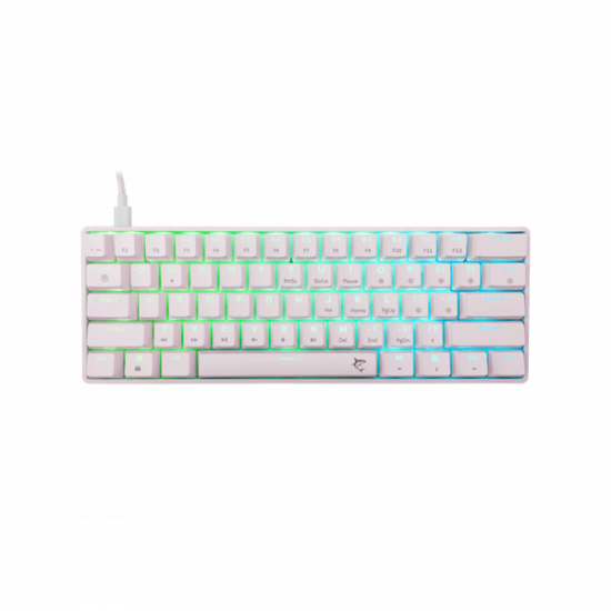 WHITE SHARK GK-004223W/BL-HU SHINOBI-2/W-BL-HU mech. bill. 62 kék gomb,fehér,magyar