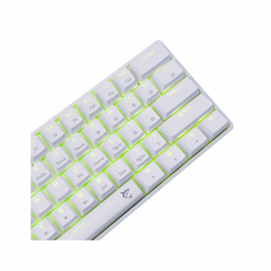 WHITE SHARK GK-004223W/BL-HU SHINOBI-2/W-BL-HU mech. bill. 62 kék gomb,fehér,magyar