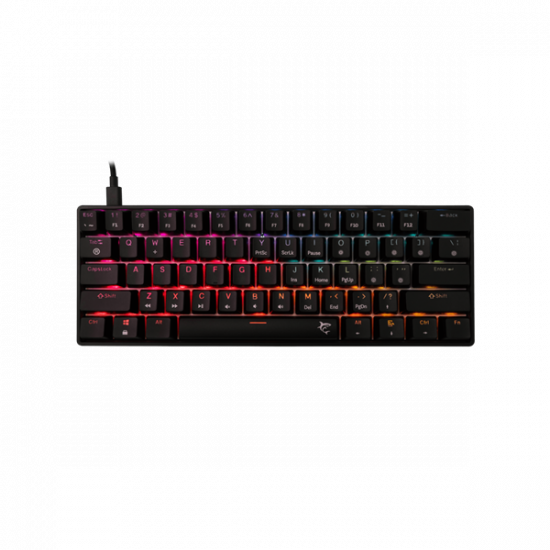 WHITE SHARK GK-004113B/R-HU SHINOBI-2/B-R-HU mech. bill. 62 piros gomb,fekete, magyar