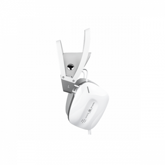 WHITE SHARK GH-2446W GOTTAN-W  vez.nélk. gamer fejhallgató mikrofonnal, fehér