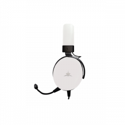 WHITE SHARK GH-2540W ELEPHANT-W  vezetékes gamer fejhallgató mikrofonnal, fehér