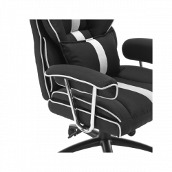 WHITE SHARK LE MANS-B/W fekete/fehér gamer szék