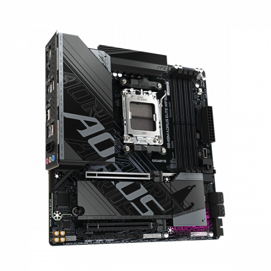 GIGABYTE Alaplap AM5 B840M AORUS ELITE WIFI6E AMD B840, mATX