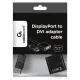 GEMBIRD Adapter DisplayPort 1.1a DP - VGA, 1080p@60Hz, M/F, 0,1m, fekete