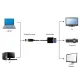 GEMBIRD Adapter DisplayPort 1.1a DP - VGA, 1080p@60Hz, M/F, 0,1m, fekete