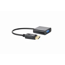 GEMBIRD Adapter DisplayPort 1.1a DP - VGA, 1080p@60Hz, M/F, 0,1m, fekete