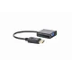 GEMBIRD Adapter DisplayPort 1.1a DP - VGA, 1080p@60Hz, M/F, 0,1m, fekete
