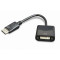 GEMBIRD Adapter DisplayPort - DVI, M/F, 0,1m