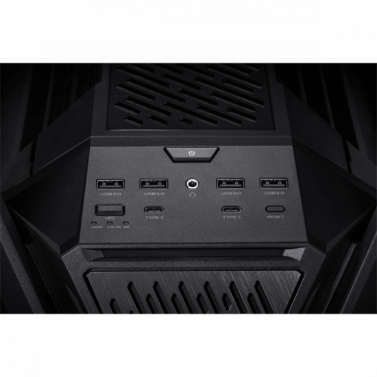 ASUS Ház ROG Hyperion GR701, Tápegység nélkül, Fekete, Üvegfalú